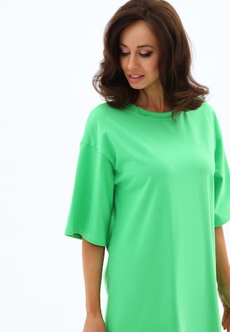 Awesome Apparel Oversized Dress in Green