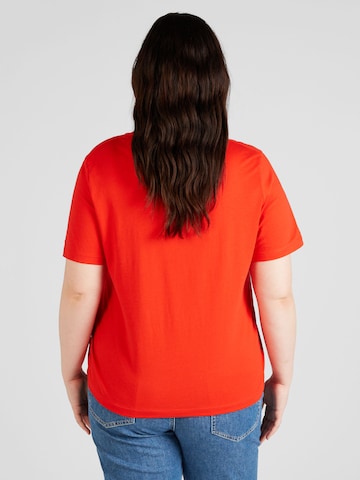 T-shirt Tommy Hilfiger Curve en rouge