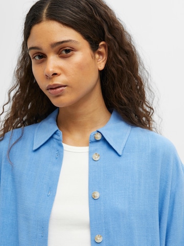 Camicia da donna 'Sanne' di OBJECT in blu