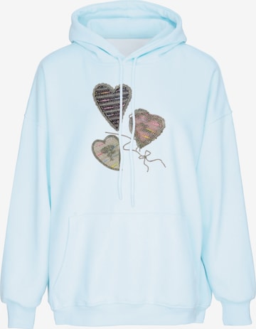MYMO - Sudadera en azul: frente