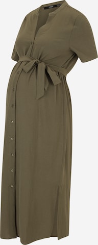 Vero Moda Maternity Obleka 'VMMalva' | zelena barva: sprednja stran