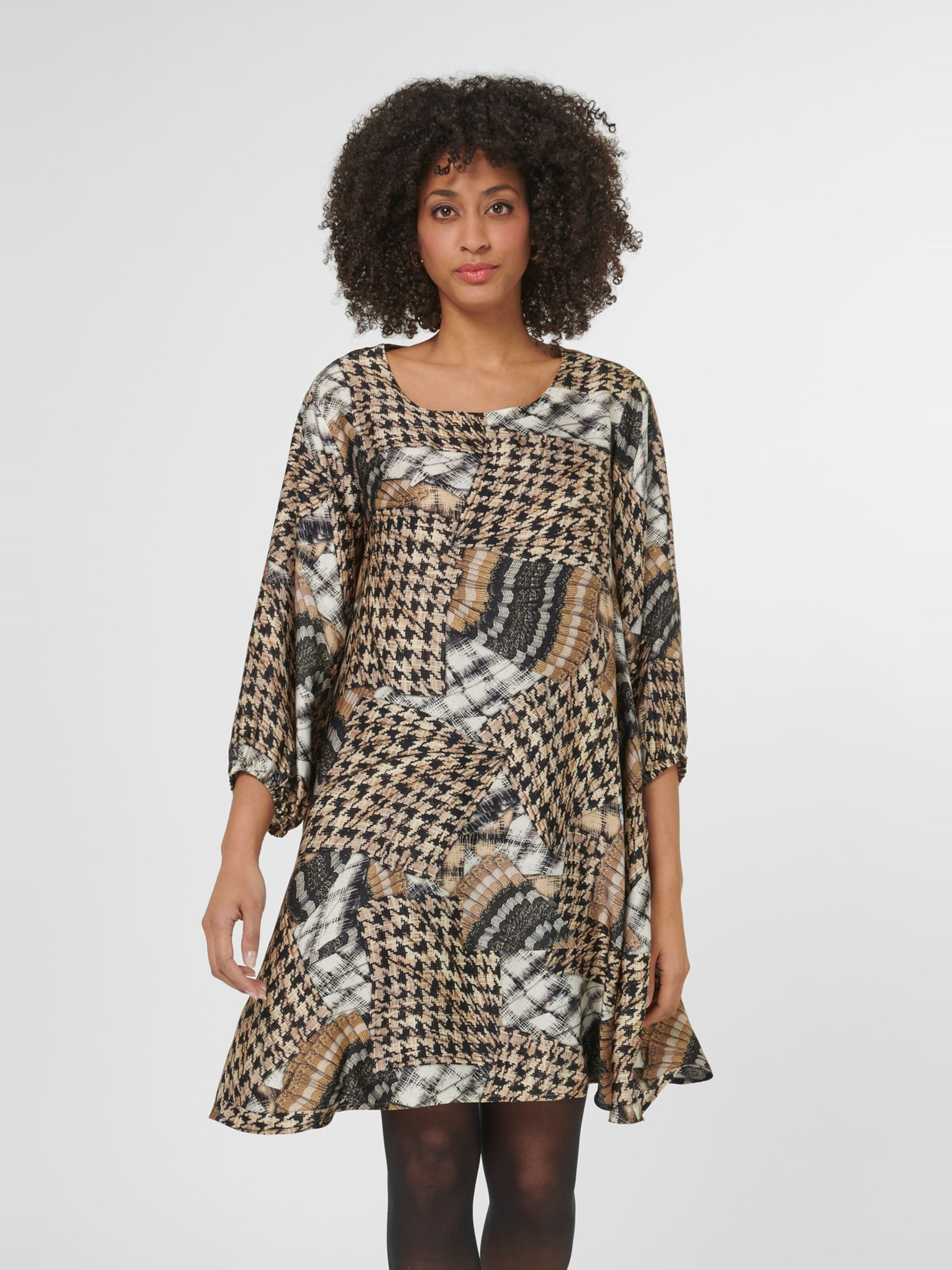 Robe MADELEINE en mélange de couleurs : devant