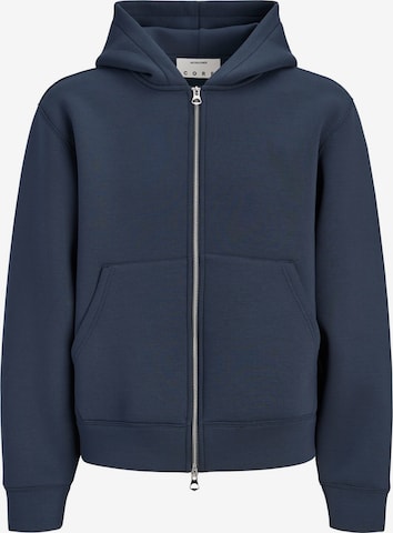 JACK & JONES Sweatjakke i blå: forside