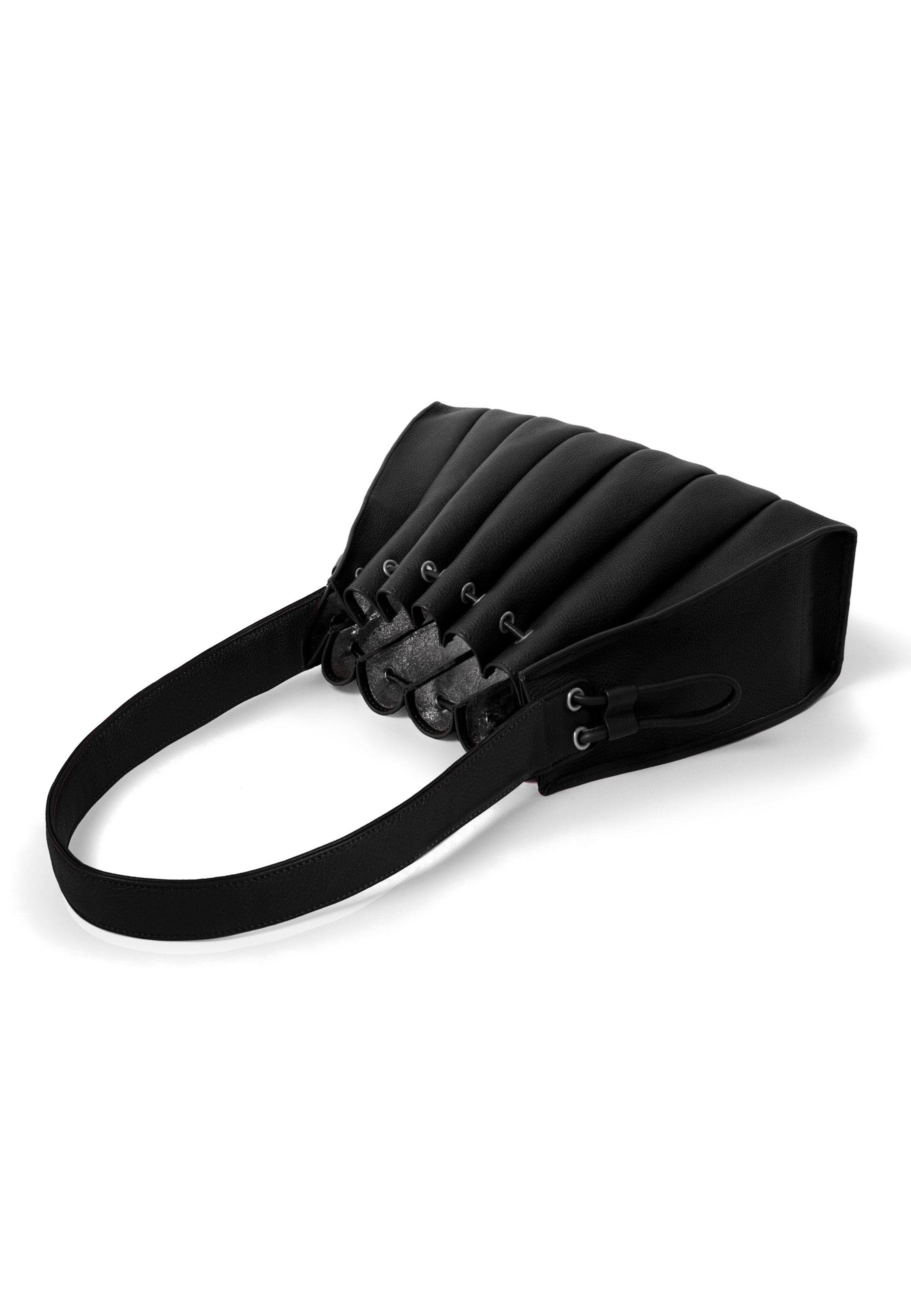 Gretchen Shoulder Bag 'Fan' in Black