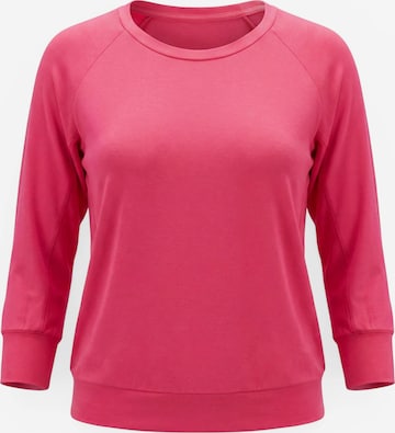 CURARE Yogawear Shirt 'Midi Flow' in Pink: Vorderseite