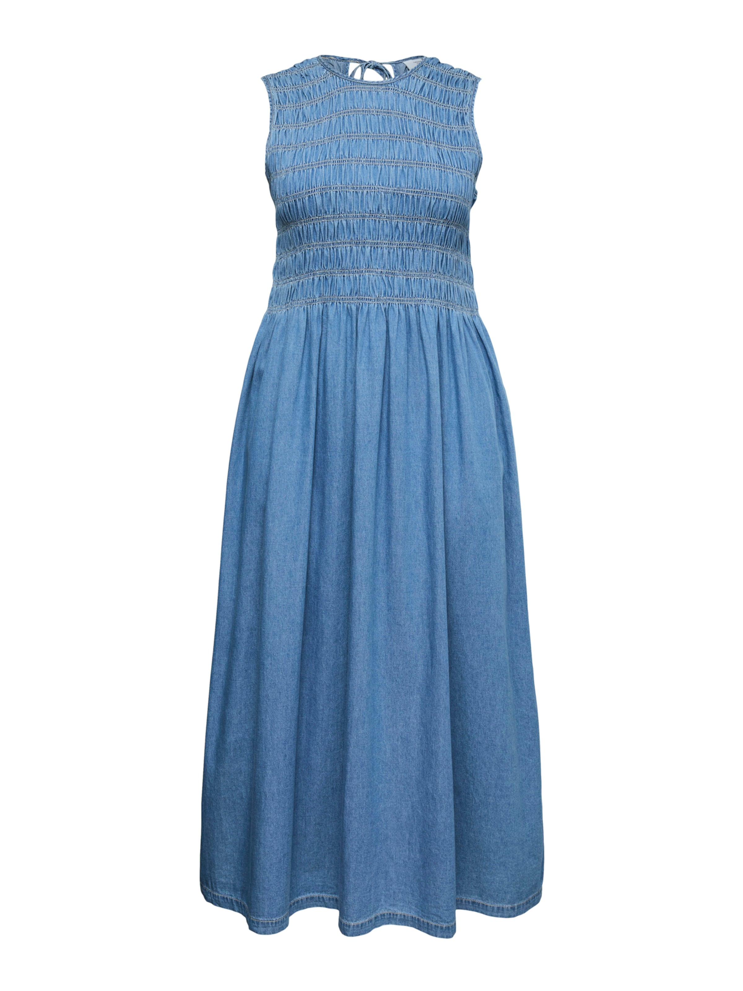 Vero Moda Curve - Vestido 'VMCNerina' em azul: frente