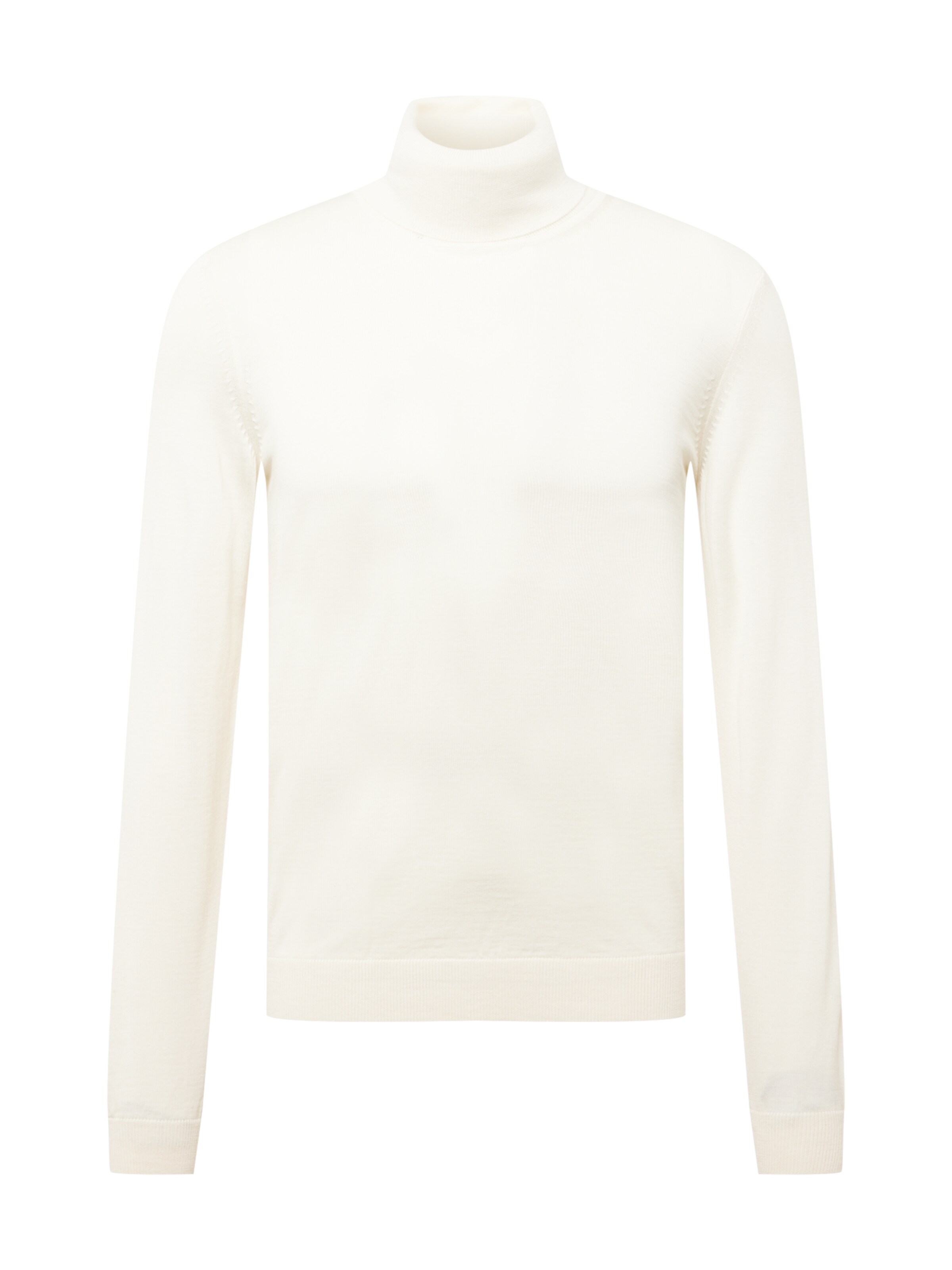 BOSS Sweater 'Musso' in White: front