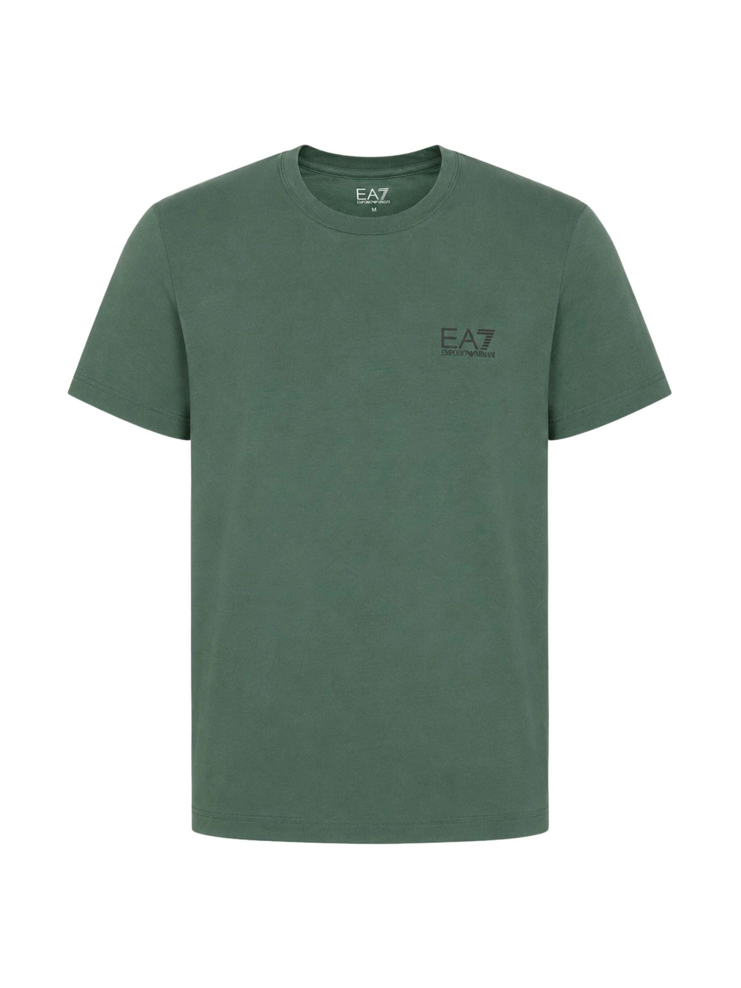 EA7 Emporio Armani Shirt 'JERSEY T-SHIRT' in Green: front