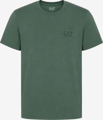 EA7 Emporio Armani Shirt 'JERSEY T-SHIRT' in Groen: voorkant