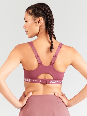 rožinė NIKE Biustjė Sportinė liemenėlė 'INDY'