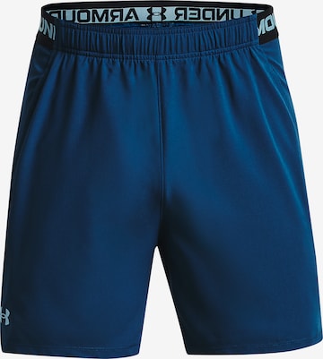 UNDER ARMOUR Regular Workout Pants 'Vanish' in Blue: front