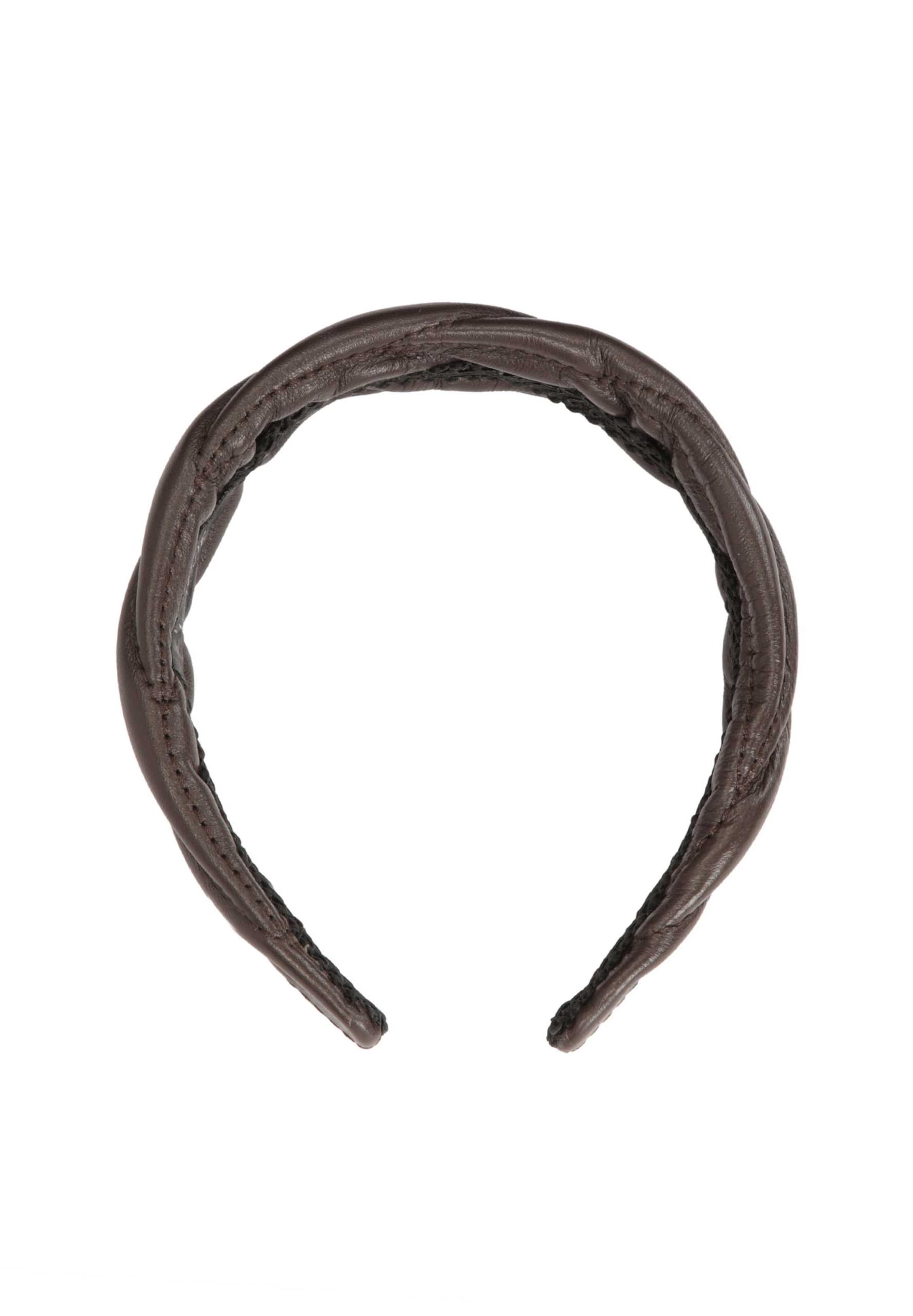 Ornement pour cheveux Kazar en marron