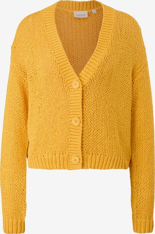 Cardigan comma casual identity en jaune : devant