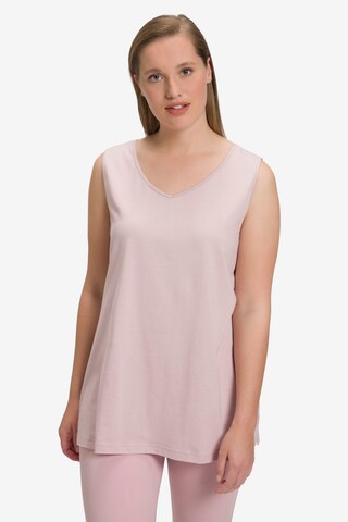 Ulla Popken Shirt  (GOTS) in Pink: predná strana