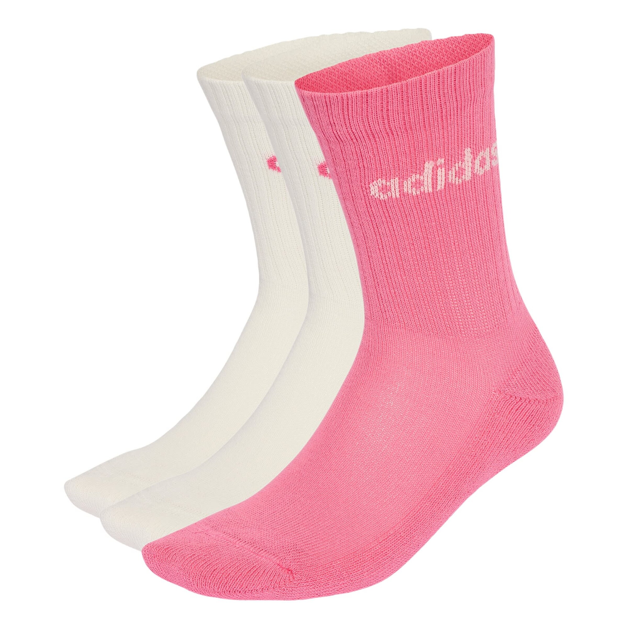 ADIDAS PERFORMANCE Sportsokken 'Linear Crew' in Roze: voorkant