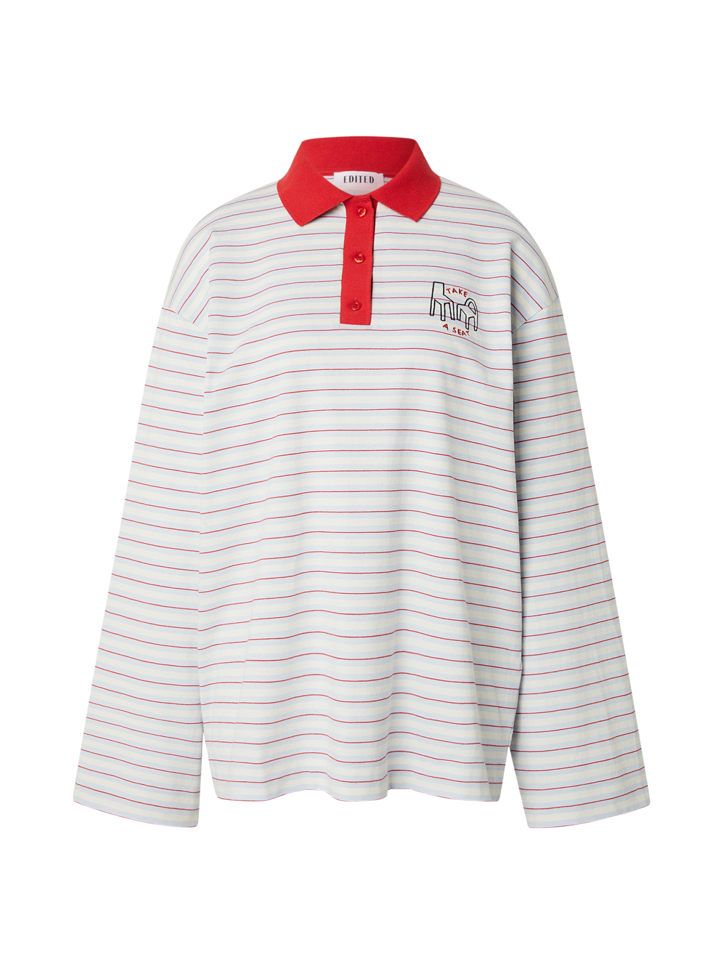 EDITED Shirt 'Elodie' in White: front