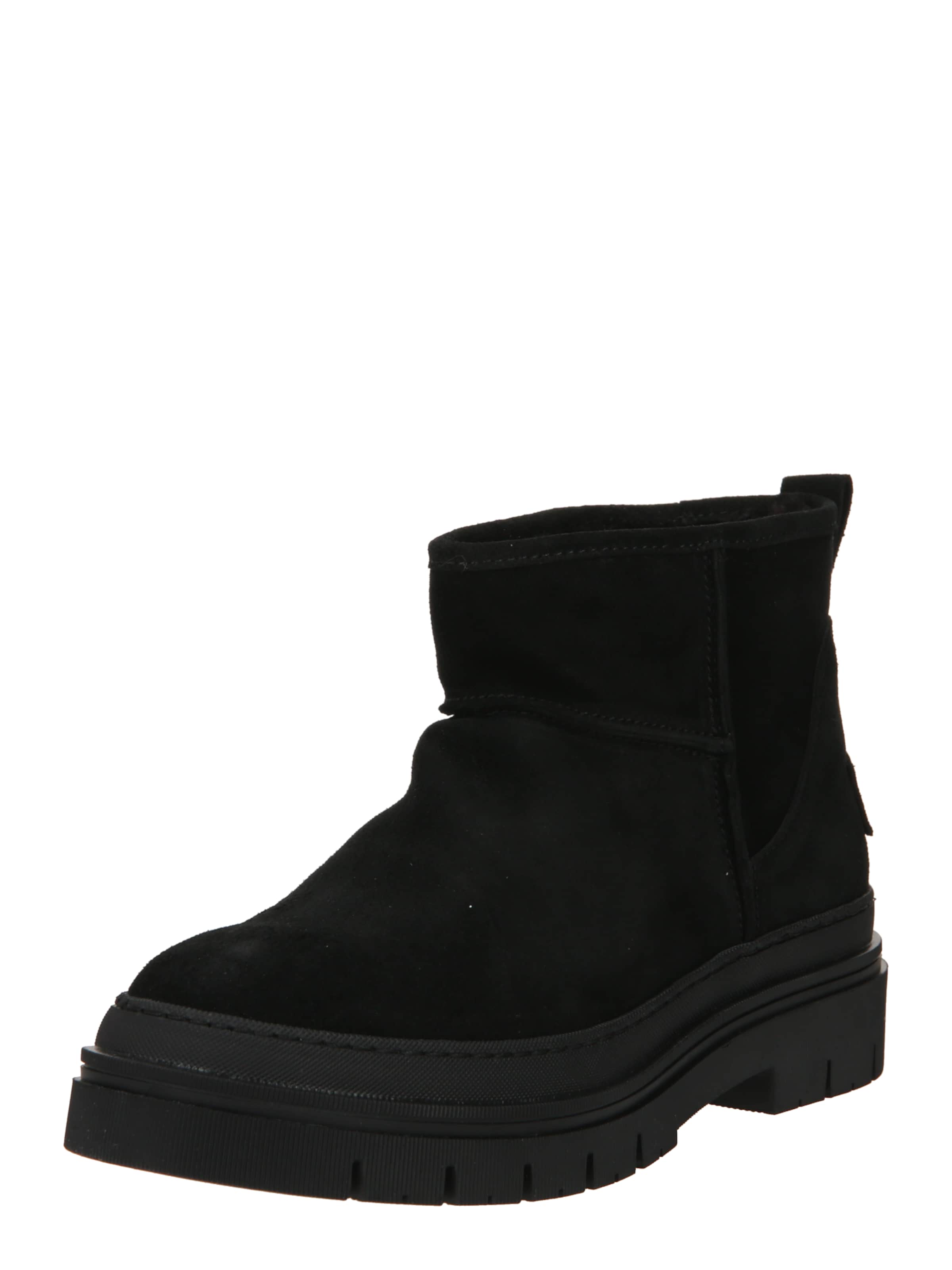 Botine 'Edda' de la ABOUT YOU pe negru: față