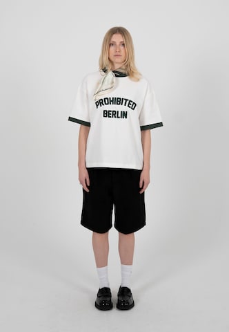 Maglietta di Prohibited in bianco