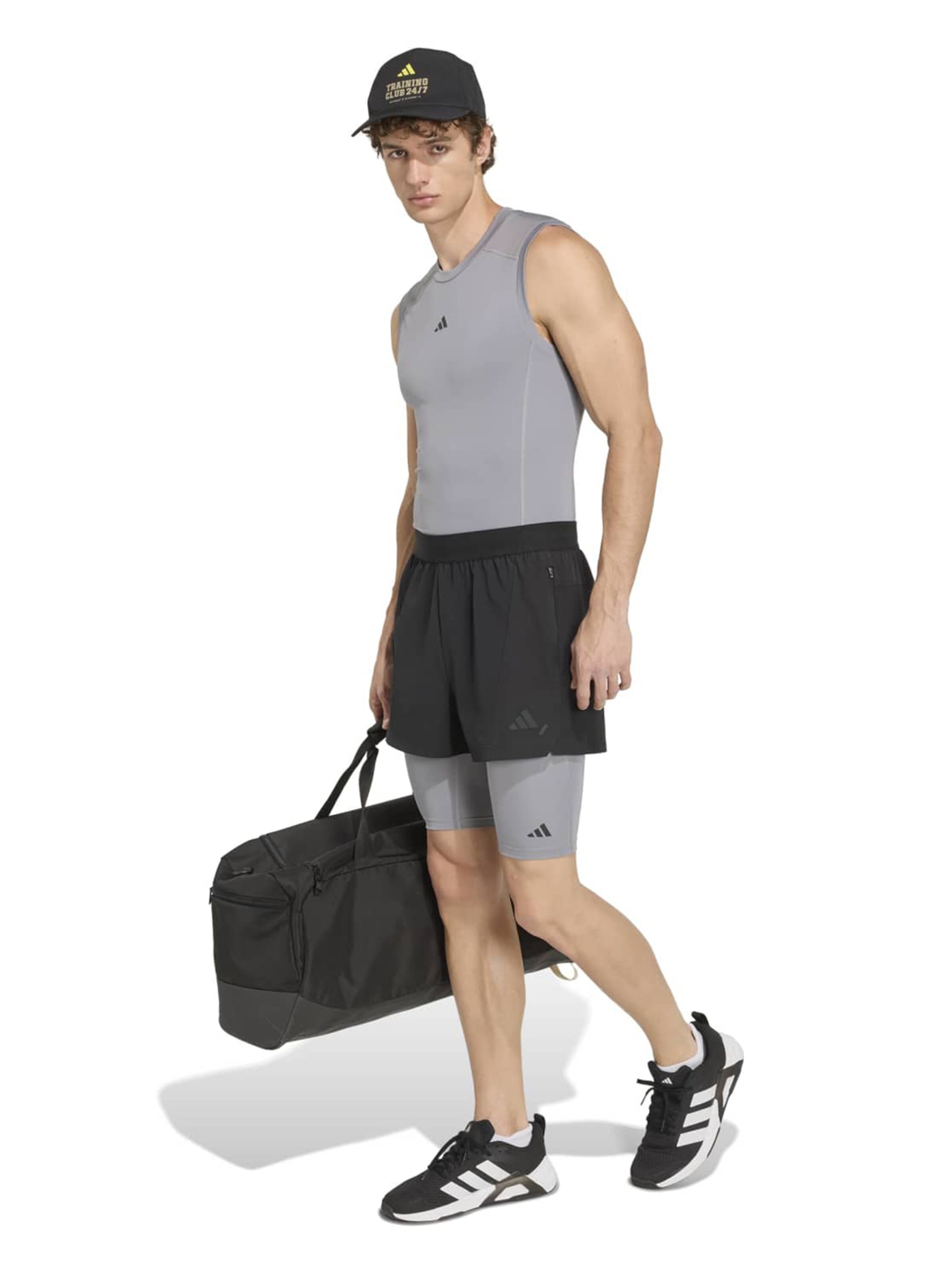 ADIDAS PERFORMANCE Funkcionális felső - szürke