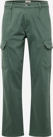 Denim Project Regular Cargo Pants in Green: front