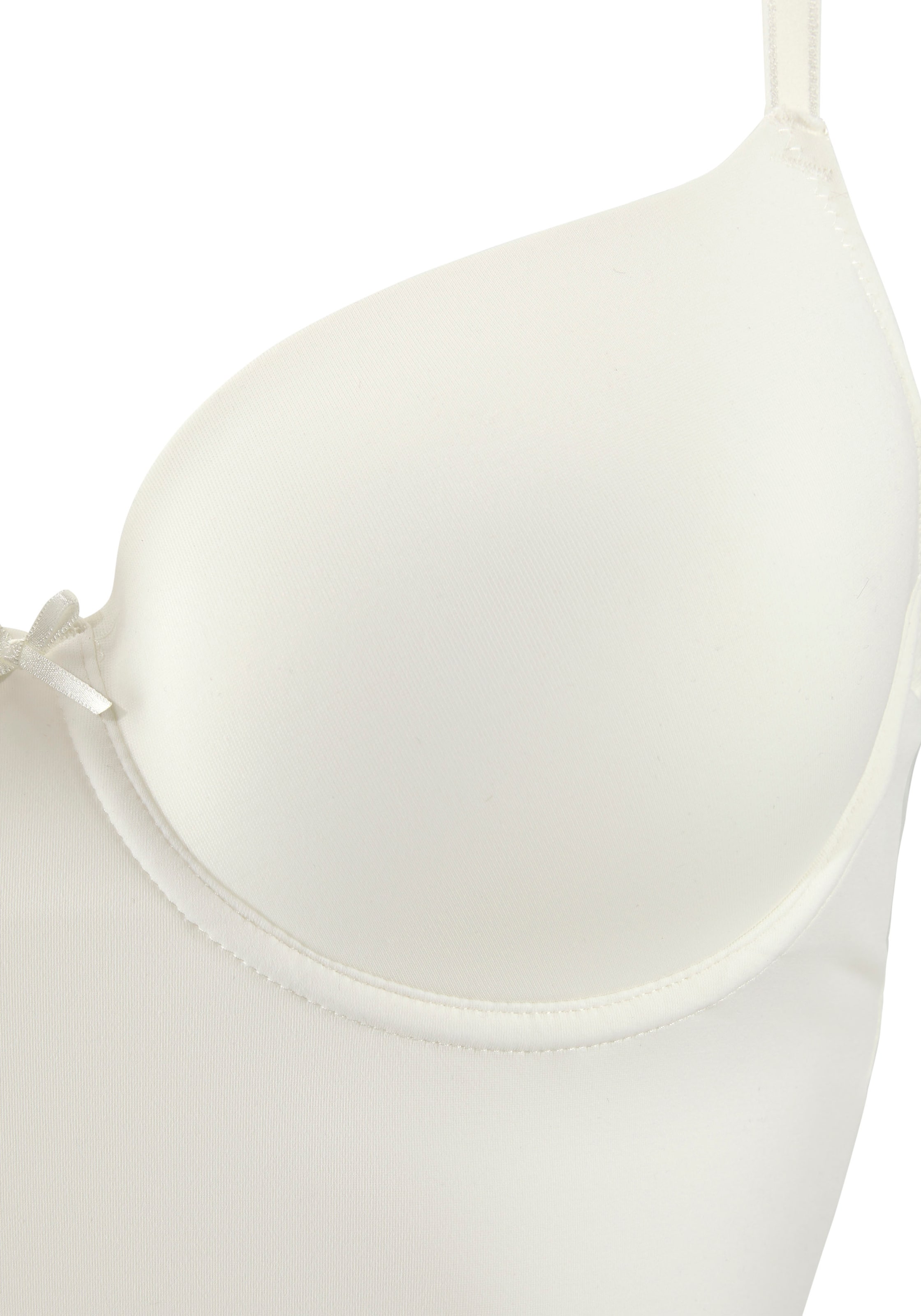 balta LASCANA Apatiniai marškinėliai