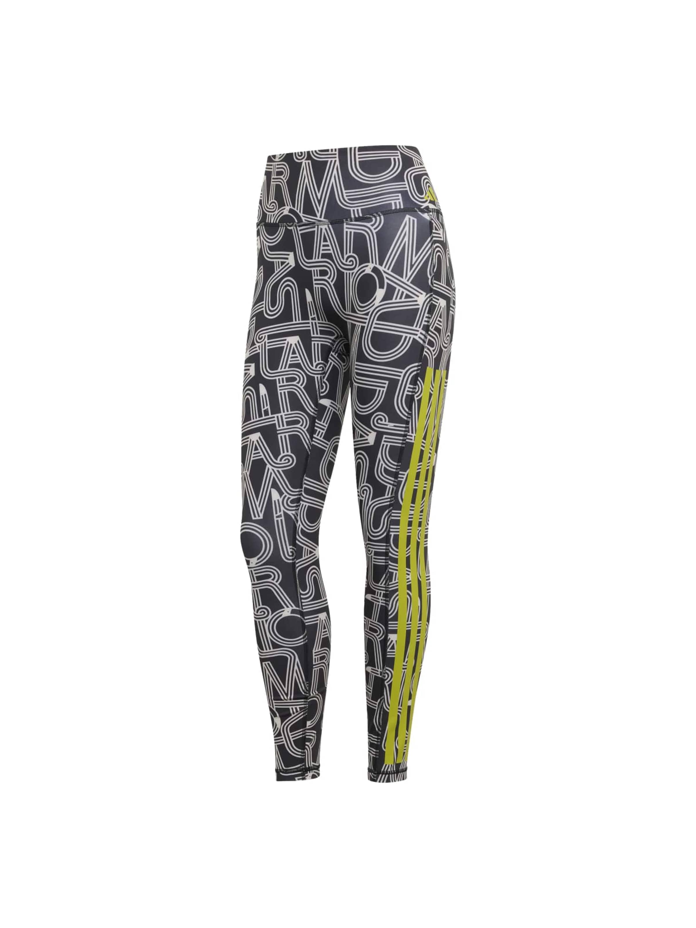 Skinny Pantaloni sportivi di ADIDAS PERFORMANCE in nero: frontale