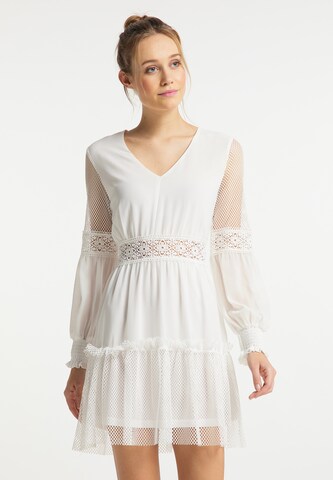 DreiMaster Vintage Dress in White: front