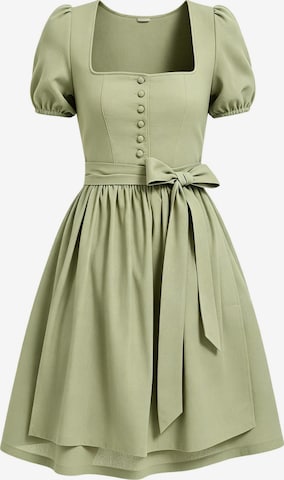 MODIURBAN Dirndl in Grün: Vorderseite