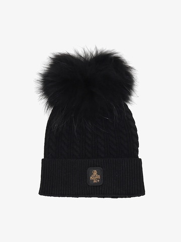 Refrigiwear Mütze 'Pompom junior' in Schwarz: Vorderseite