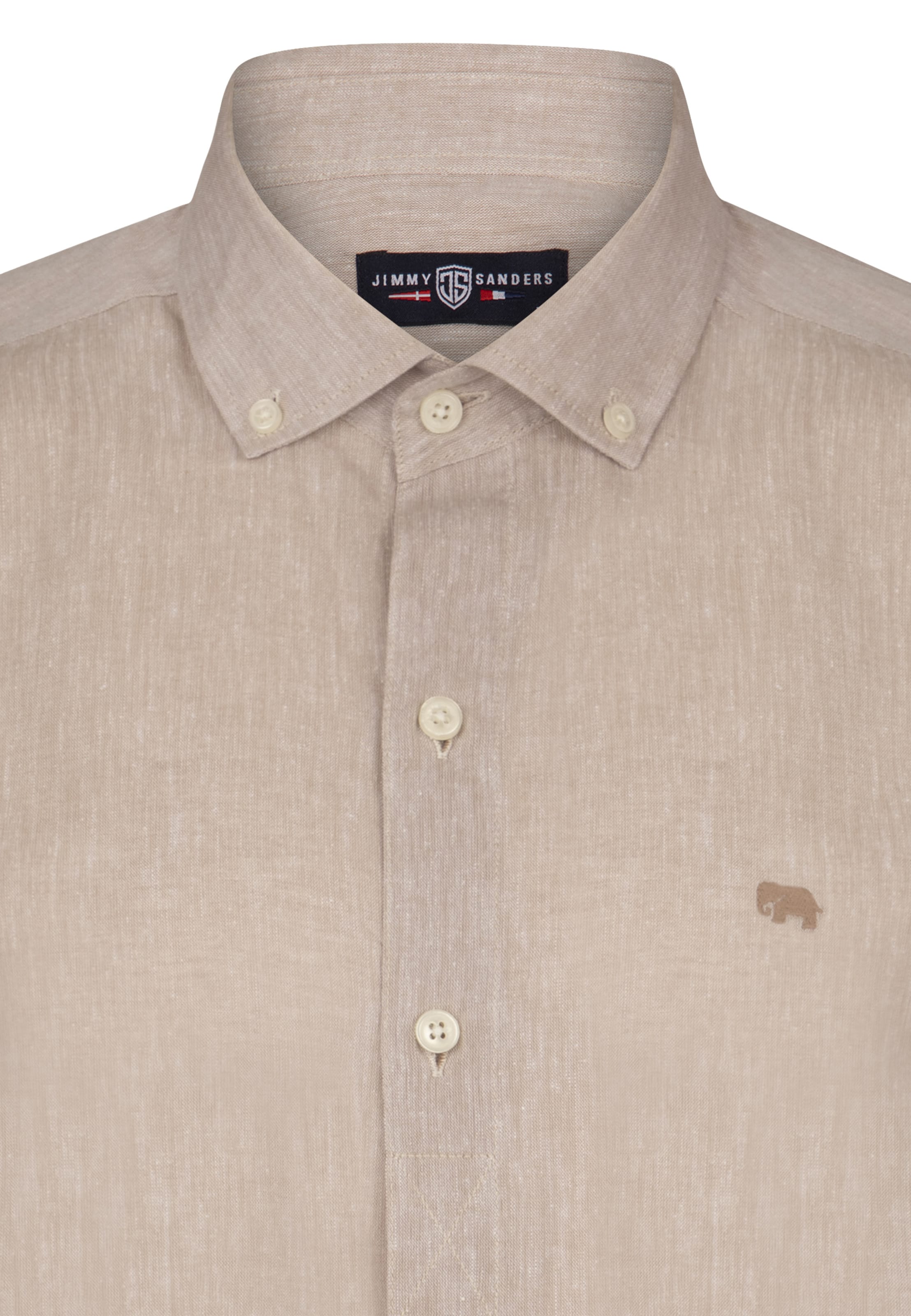 Jimmy Sanders Regular fit Риза в бежово