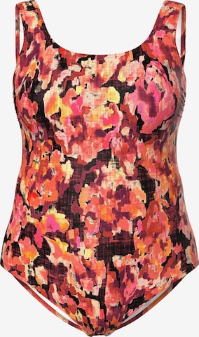 Maillot de bain Ulla Popken en orange : devant