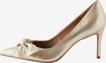 Next - Sapatos de salto em ouro: frente