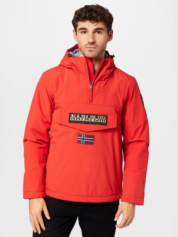 NAPAPIJRI Between-Season Jacket 'Rainforest' in Red: front