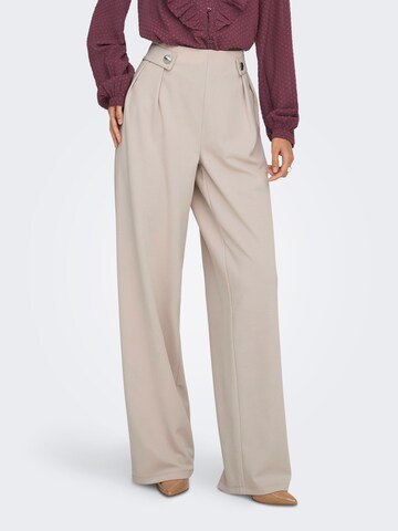 Wide leg Pantaloni con pieghe 'JDYLouisville' di JDY in grigio: frontale