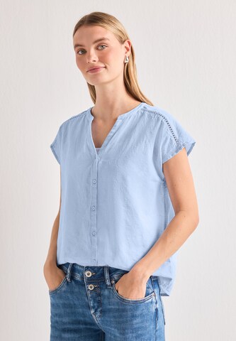 STREET ONE Blouse in Blue: front