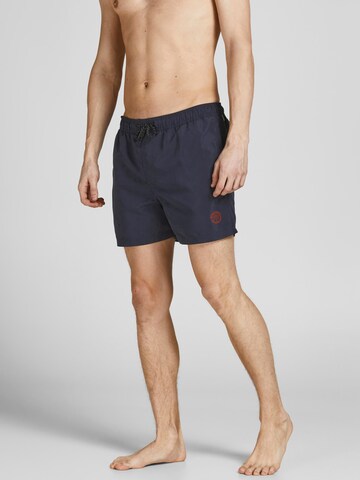 Shorts de bain 'Crete' JACK & JONES en bleu : devant