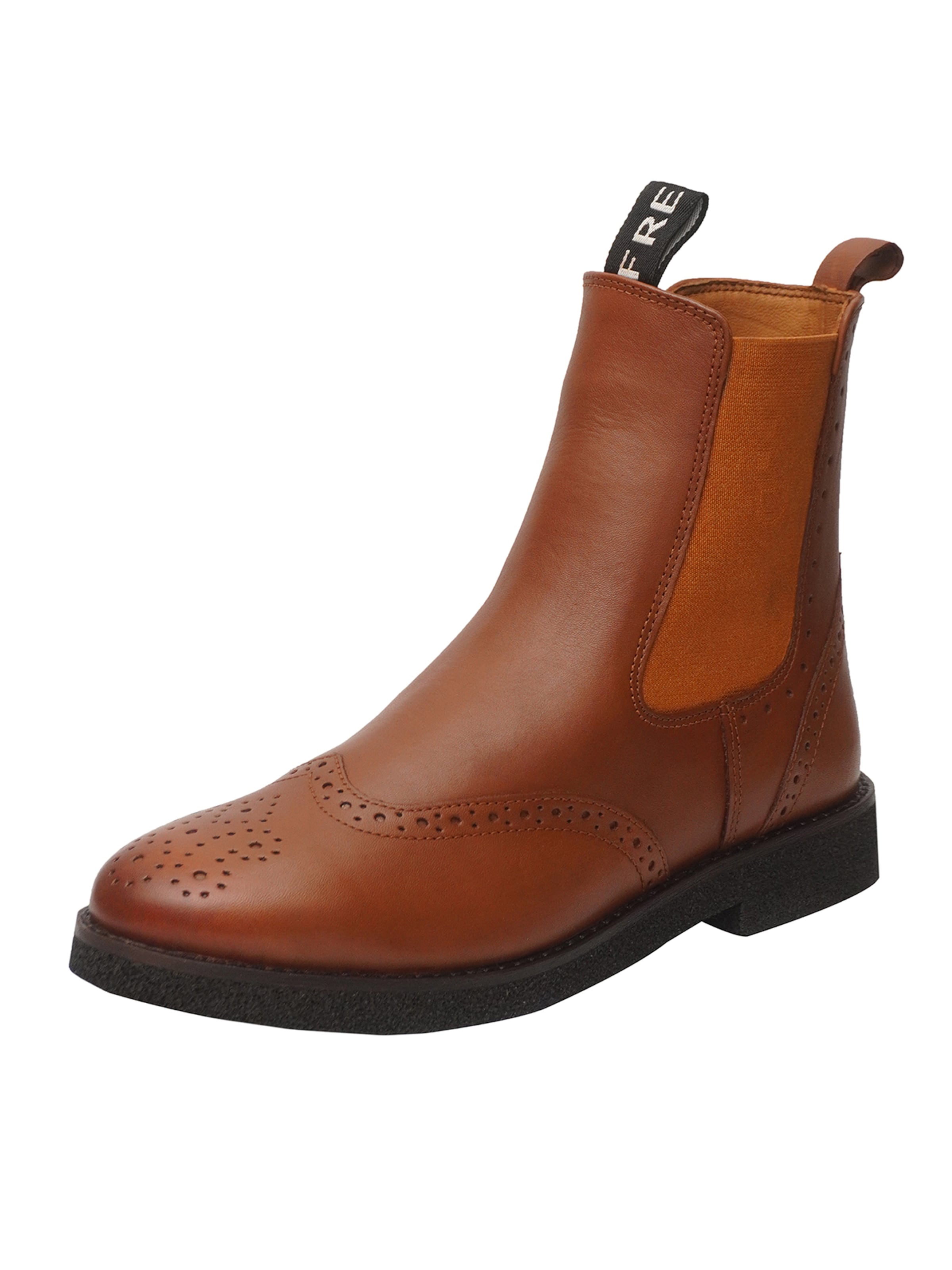 FREUDE Chelsea Boots 'BELINA' in Braun: Vorderseite