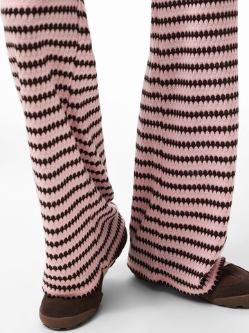 PIECES Loosefit Broek 'PCJeya' in Roze
