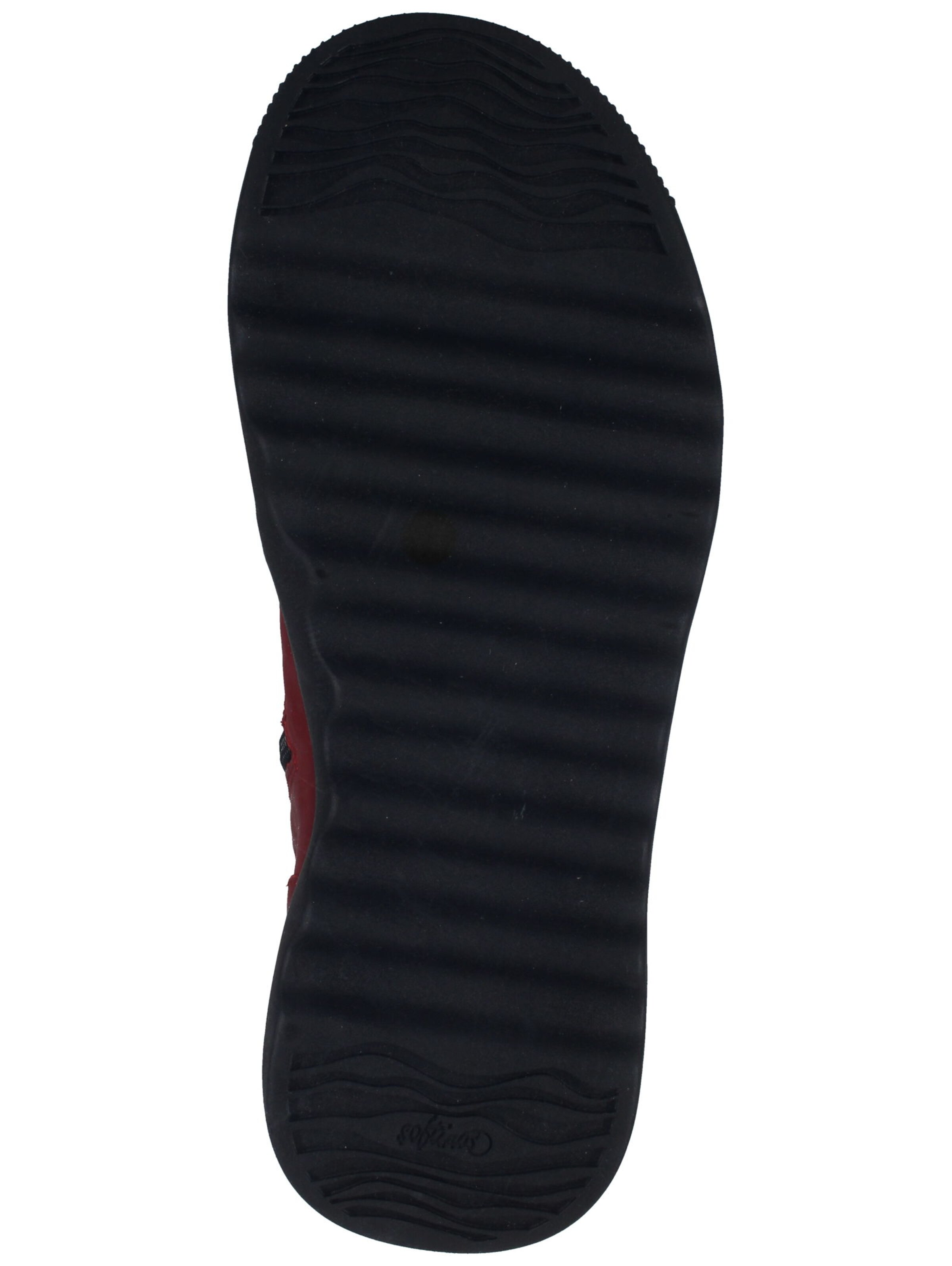 Softinos Schnürstiefelette in Rot