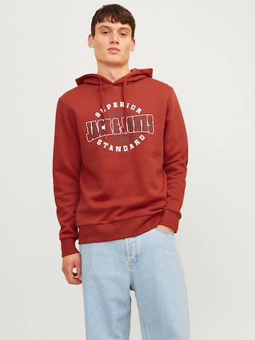 JACK & JONES Свитшот в Красный: спереди