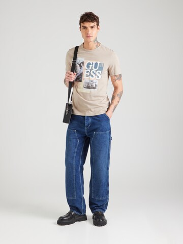 T-Shirt 'SAIL BOAT' GUESS en gris