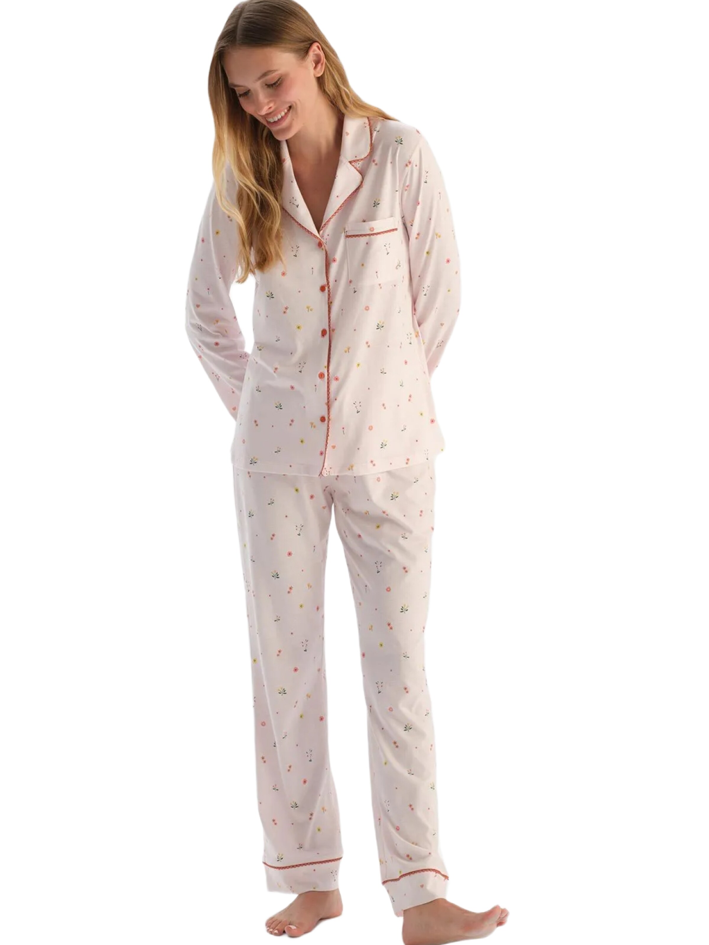 Dagi Pyjama in Roze: voorkant