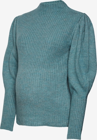 MAMALICIOUS Sweater 'Pippa' in Blue: front