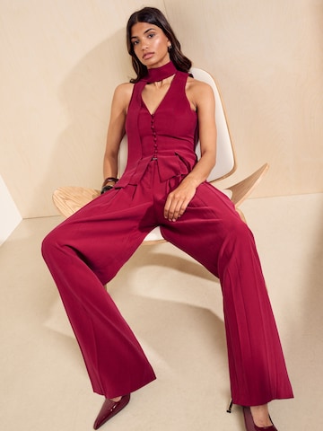 Friends Like These - Pierna ancha Pantalón plisado en rojo