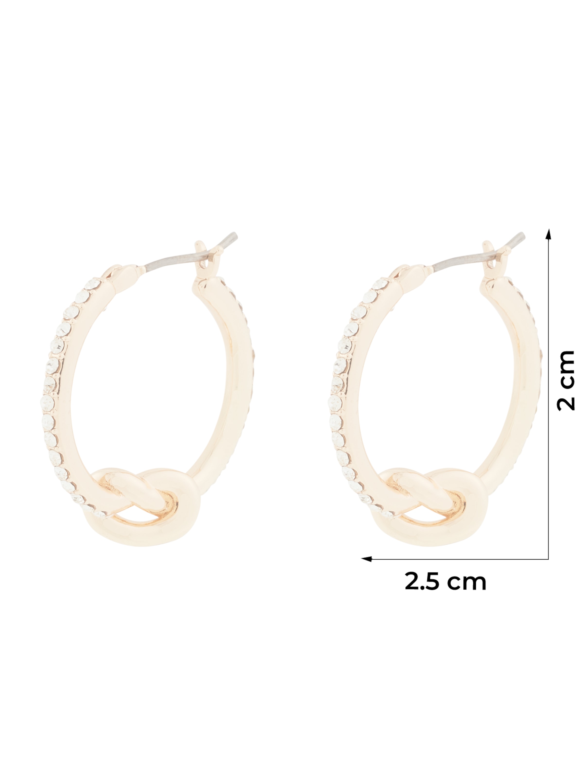 Cercei de la DKNY pe auriu