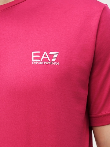 EA7 Emporio Armani Футболка в Ярко-розовый