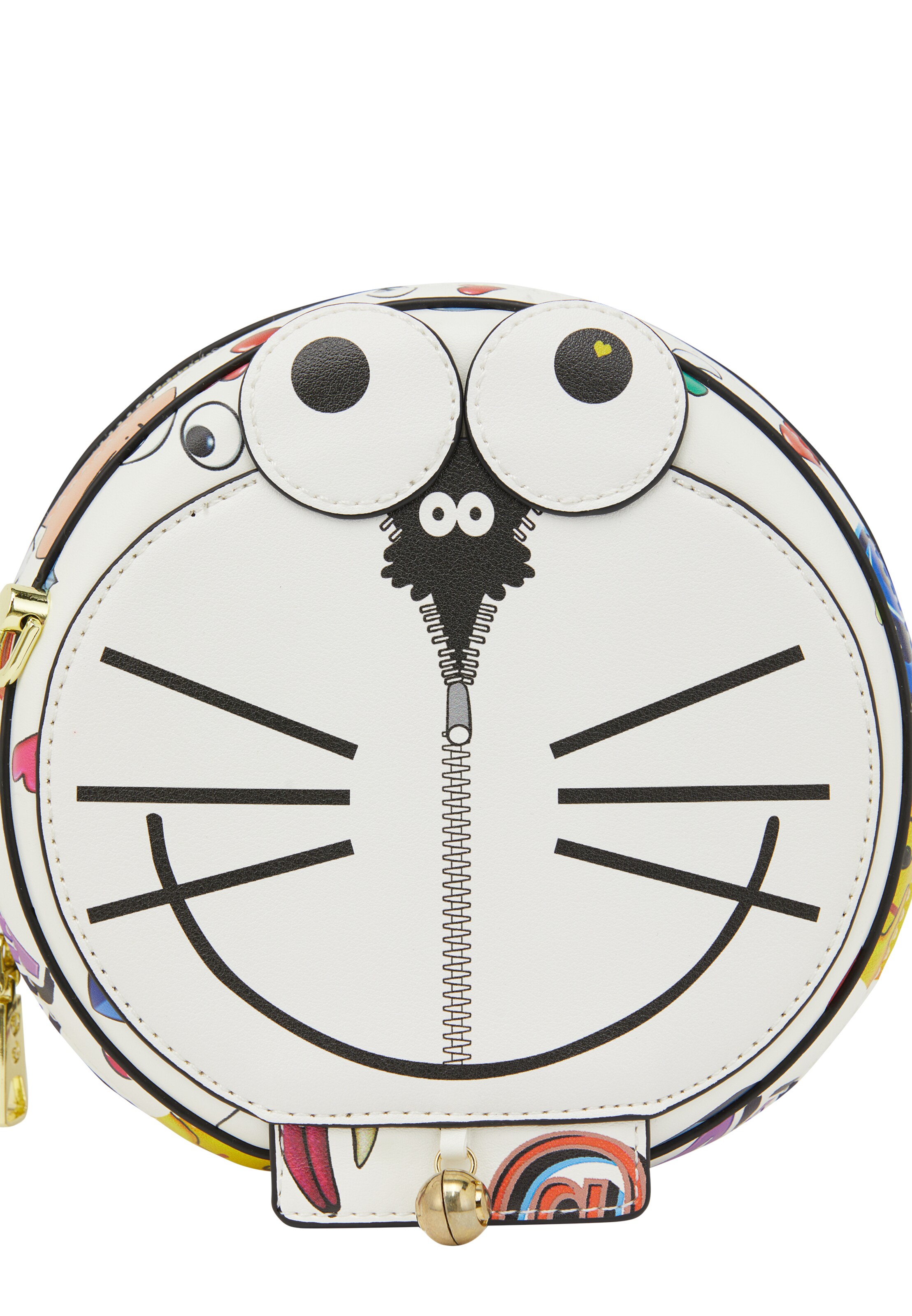 myMo Pop - Bolso de hombro 'Pop Eyetheme' en blanco
