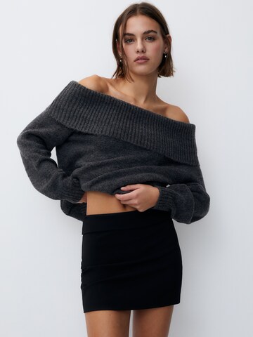 Pull&Bear Rok in Zwart: voorkant