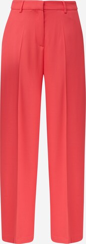 Wide Leg Pantalon à plis comma casual identity en rouge : devant