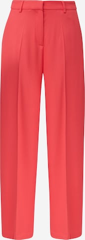 comma casual identity Wide leg Pleated Pants in Red: front